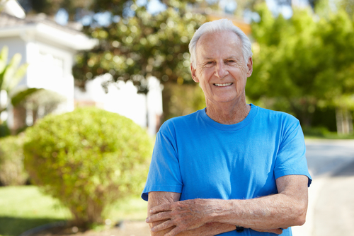 Older Man with Glaucoma